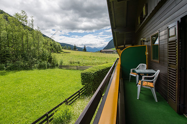 Vista del balcone